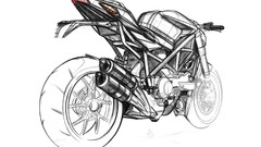 Ducati vehicles artwork motorbikes sketches