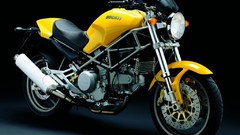 Ducati yellow bike