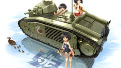 Ducks Anime school anime girls bikini girls und panzer nozomi 