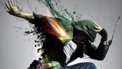 Dude dancing Photo manipulation