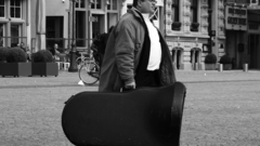 Dude grayscale monochrome