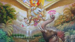 Dump over Vishnu Garuda might makara gajendra
