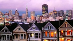 Dusk California San Francisco cityscapes
