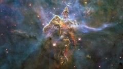 Dust gas Carina Nebula