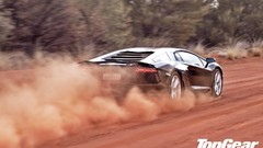 Dust Lamborghini driving Lamborghini-Aventador Lamborghini 