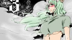 Dust numbers bleach green hair Espada underboobs Nelliel Tu 