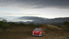 Dust Peugeot red cars