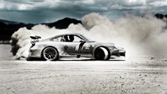 Dust Porsche porsche 911 gt3 drifting cars