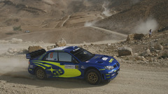 Dust rally Subaru Impreza