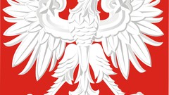 Eagle World red white