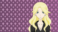 Earrings shirts blondes long hair anime girls blue eyes 