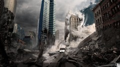 Earth apocalyptic artwork post-apocalyptic