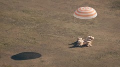 Earth astronauts Kazakhstan Soyuz