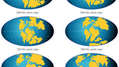 Earth Evolution Maps continents