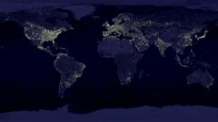 Earth night world map Map digital art