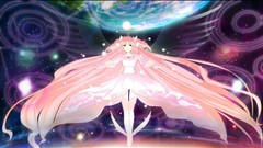 Earth pink hair mahou