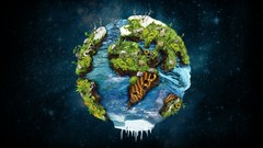 Earth sick digital art