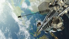 Earth space elevator