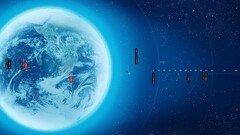 Earth Space infographics digital art space art planet