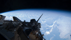 Earth space shuttle NASA