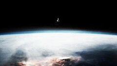 Earth space shuttle space art Space