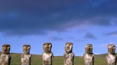 Easter Island statues moai