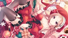 Easy Christmas headphones dress hats pink eyes ipod lucia 