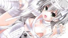 Ecchi green eyes Anime