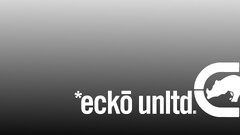 ecko Typography Minimalism digital art Simple Background