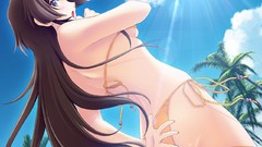 Eclipse long hair game cg alternative bikini Takamura Yui