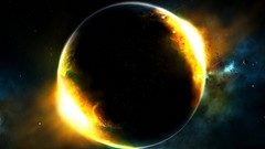 Eclipse planets outer space