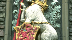 Edinburgh castle detail high