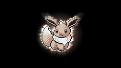 Eevee pixel art black