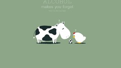 Eggs alcohol Cow and