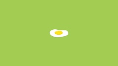 Eggs fried eggs minimalistic artwork