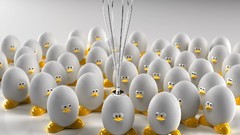 Eggs funny 3d
