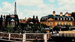 Eiffel Tower Paris buildings