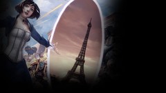 Eiffel Tower Paris elizabeth columbia bioshock infinite video 