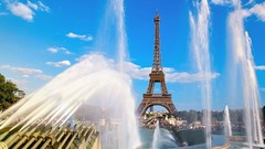 Eiffel Tower Paris fountain cityscapes