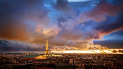 Eiffel Tower Paris France cities cityscapes
