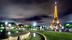 Eiffel Tower Paris France cityscapes