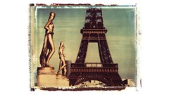 Eiffel Tower Paris France polaroid