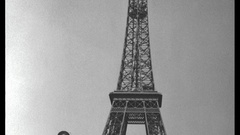 Eiffel Tower Paris monochrome