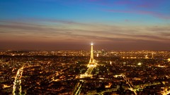 Eiffel Tower Paris morning cityscapes skylines
