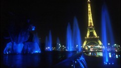 Eiffel Tower Paris night city night landscapes