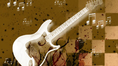 Electric guitar abstract Music
