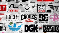 Element Adidas Boss puma Nike logos supreme dope evisu silas 