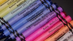 Elements Crayons chemistry