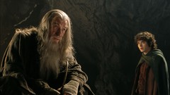 Elijah Wood Gandalf Ian McKellen the lord of the rings frodo 