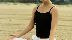 Eliza dushku barefoot yoga